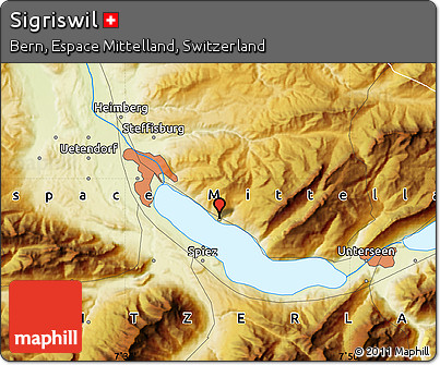 Physical Map of Sigriswil