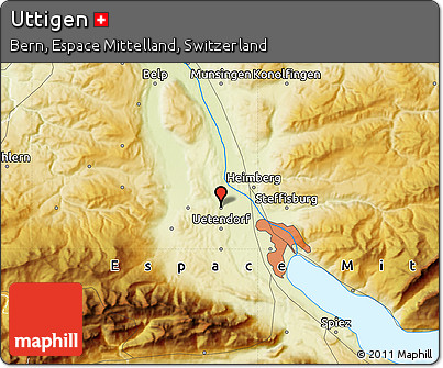 Physical Map of Uttigen
