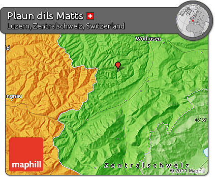 Political Map of Plaun Dils Matts