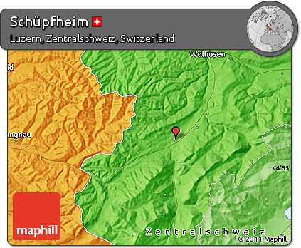 Political Map of Schüpfheim