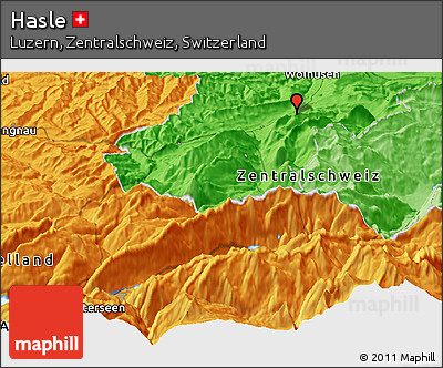 Political Panoramic Map of Hasle