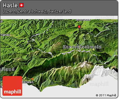 Satellite Panoramic Map of Hasle