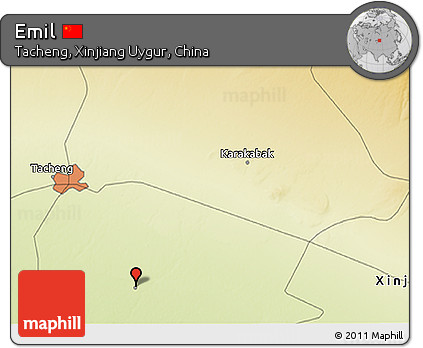 Physical 3D Map of Emil