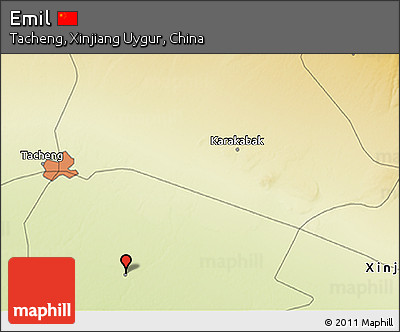 Physical 3D Map of Emil