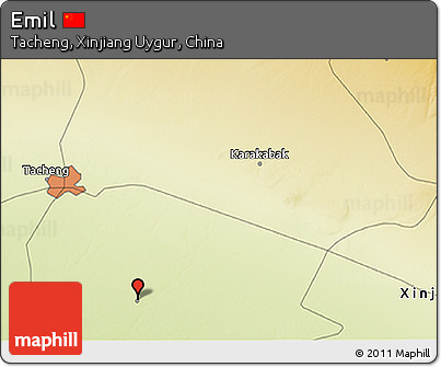 Physical 3D Map of Emil