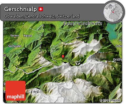 Satellite 3D Map of Gerschnialp