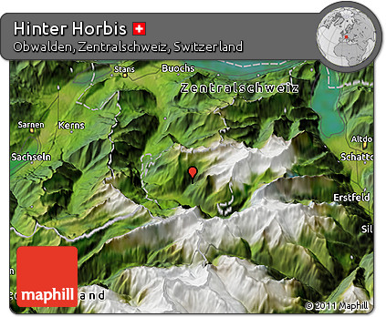 Satellite 3D Map of Hinter Horbis