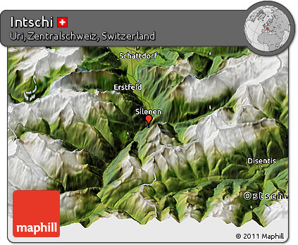 Satellite 3D Map of Intschi