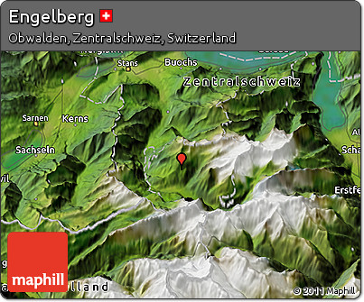 Satellite 3D Map of Engelberg