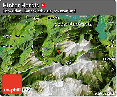 Satellite 3D Map of Hinter Horbis