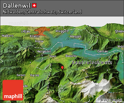 Satellite 3D Map of Dallenwil