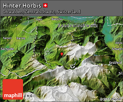Satellite 3D Map of Hinter Horbis