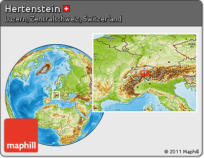 Physical Location Map of Hertenstein