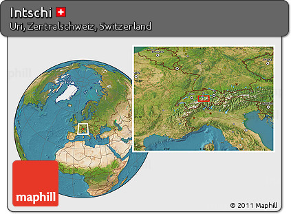 Satellite Location Map of Intschi