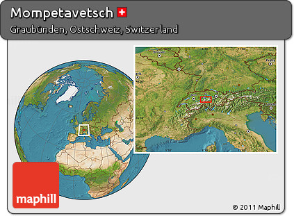 Satellite Location Map of Mompetavetsch