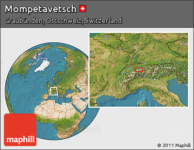 Satellite Location Map of Mompetavetsch