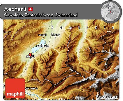 Physical Map of Aecherli