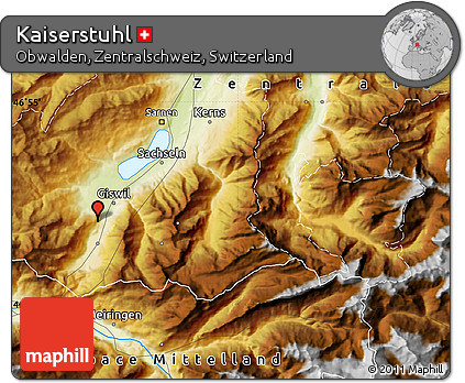Physical Map of Kaiserstuhl