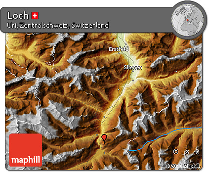 Physical Map of Loch
