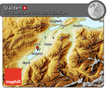 Physical Map of Stalden