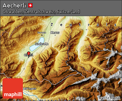 Physical Map of Aecherli