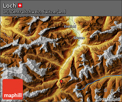 Physical Map of Loch