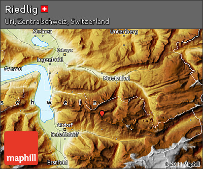 Physical Map of Riedlig