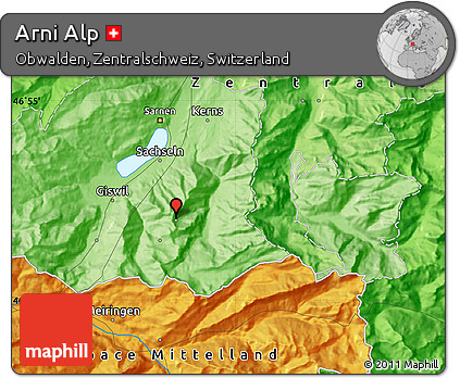 Political Map of Arni Alp
