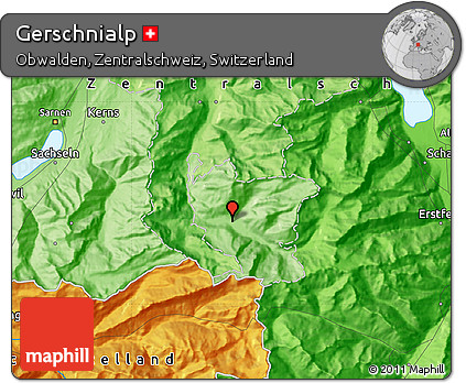 Political Map of Gerschnialp