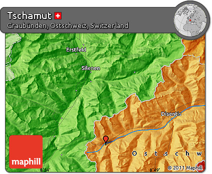 Political Map of Tschamut