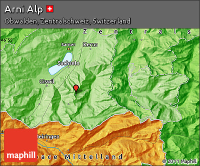 Political Map of Arni Alp