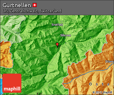 Political Map of Gurtnellen