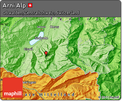 Political Map of Arni Alp