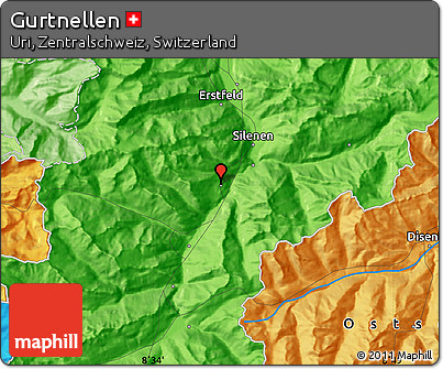 Political Map of Gurtnellen