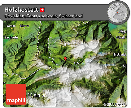 Satellite Map of Holzhostatt