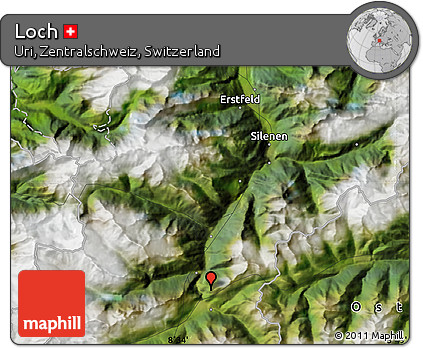 Satellite Map of Loch