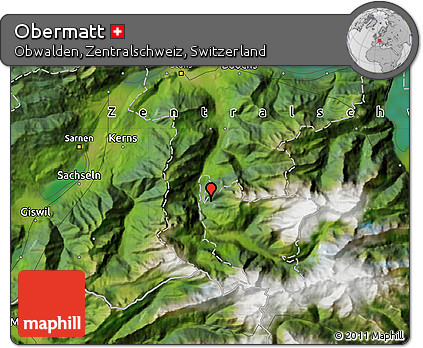 Satellite Map of Obermatt