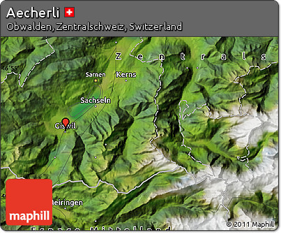 Satellite Map of Aecherli