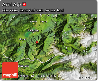Satellite Map of Arni Alp