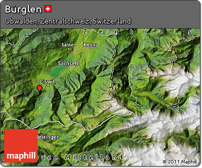 Satellite Map of Bürglen