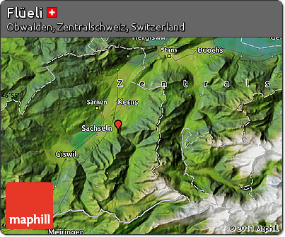 Satellite Map of Flüeli