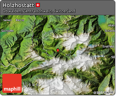 Satellite Map of Holzhostatt