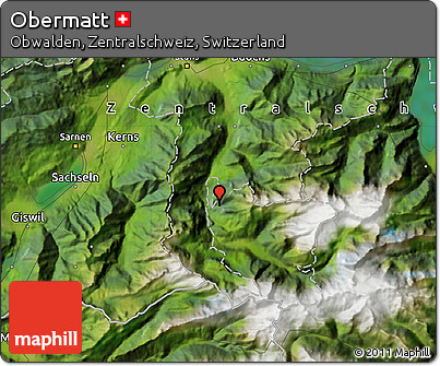 Satellite Map of Obermatt