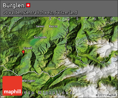 Satellite Map of Bürglen
