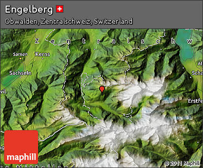 Satellite Map of Engelberg