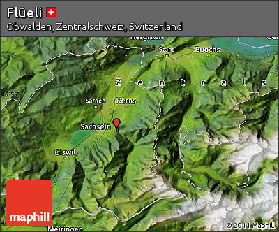 Satellite Map of Flüeli