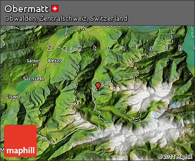 Satellite Map of Obermatt