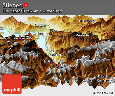 Physical Panoramic Map of Silenen