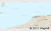 Shaded Relief 3D Map of the area around 46° 51' 18" N, 90° 1' 30" W