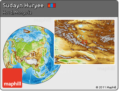 Physical Location Map of Sudayn Hüryee